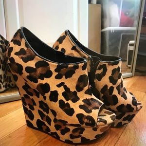 Steve Madden Leopard Wedges